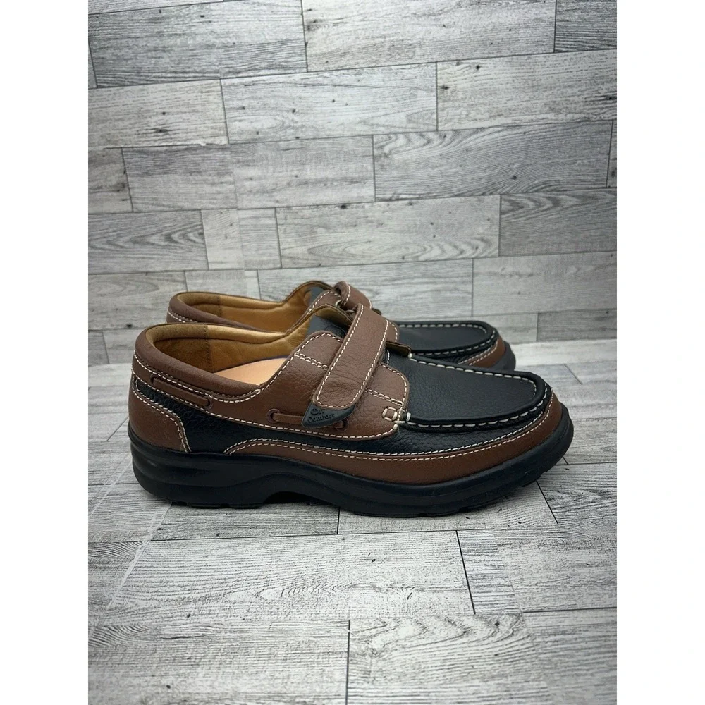 Dr. Comfort Womens 4860 Wave Brown Leather Diabetic Oxford Shoes Sz 8 Narrow‎